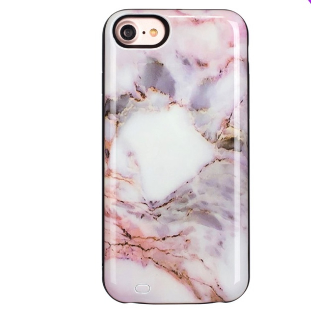 Marble Battery Power Phone Case for iPhone 6/7/8